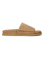 Del Rey Suede Slide Sandals