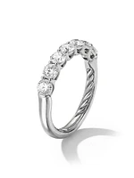 DY Eden Partway Band Ring Platinum