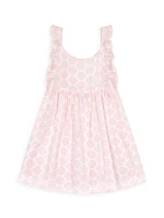 Little Girl's & Daphne Star Flutter Sleeve Dress