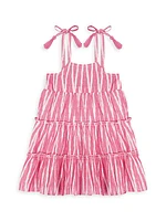 Little Girl's & Girl's Bella Shoulder Tie Sundress