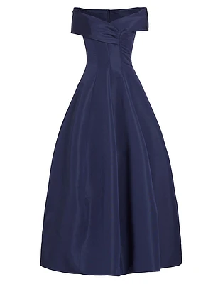 Margaret Silk Faille Gown