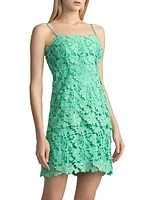 Tiered Guipure Lace Minidress