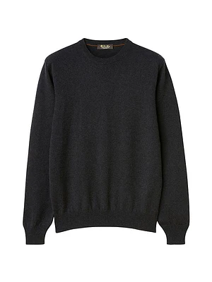 Melange Baby Cashmere Crewneck Sweater