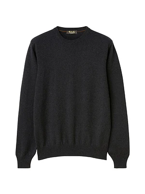 Melange Baby Cashmere Crewneck Sweater