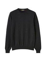 Melange Baby Cashmere Crewneck Sweater