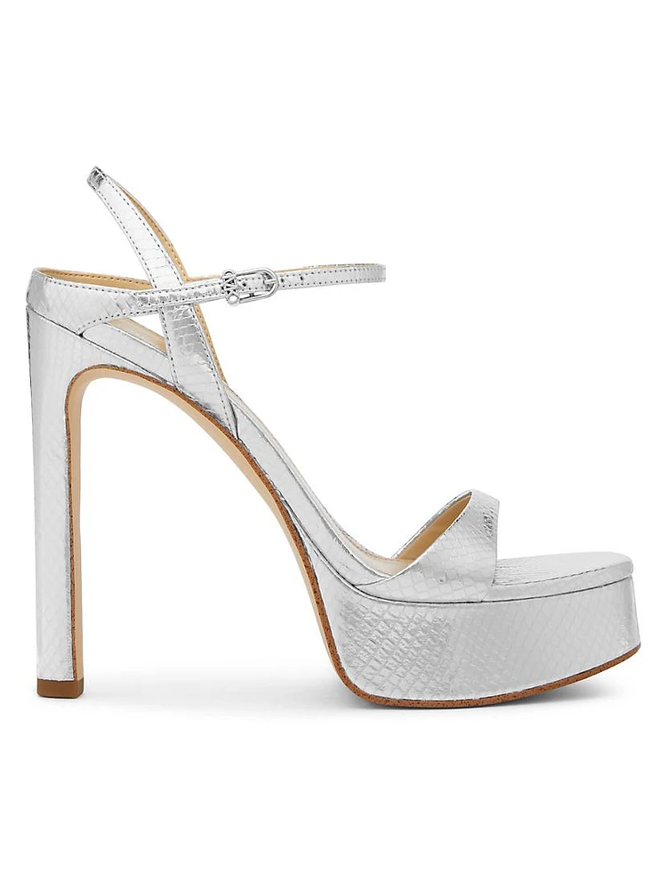 Amara 130MM Leather Platform Sandals