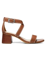 Ashton 50MM Crisscross Leather Sandals