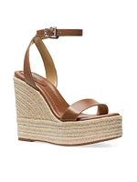 Leighton 130MM Leather Platform Wedge Sandals