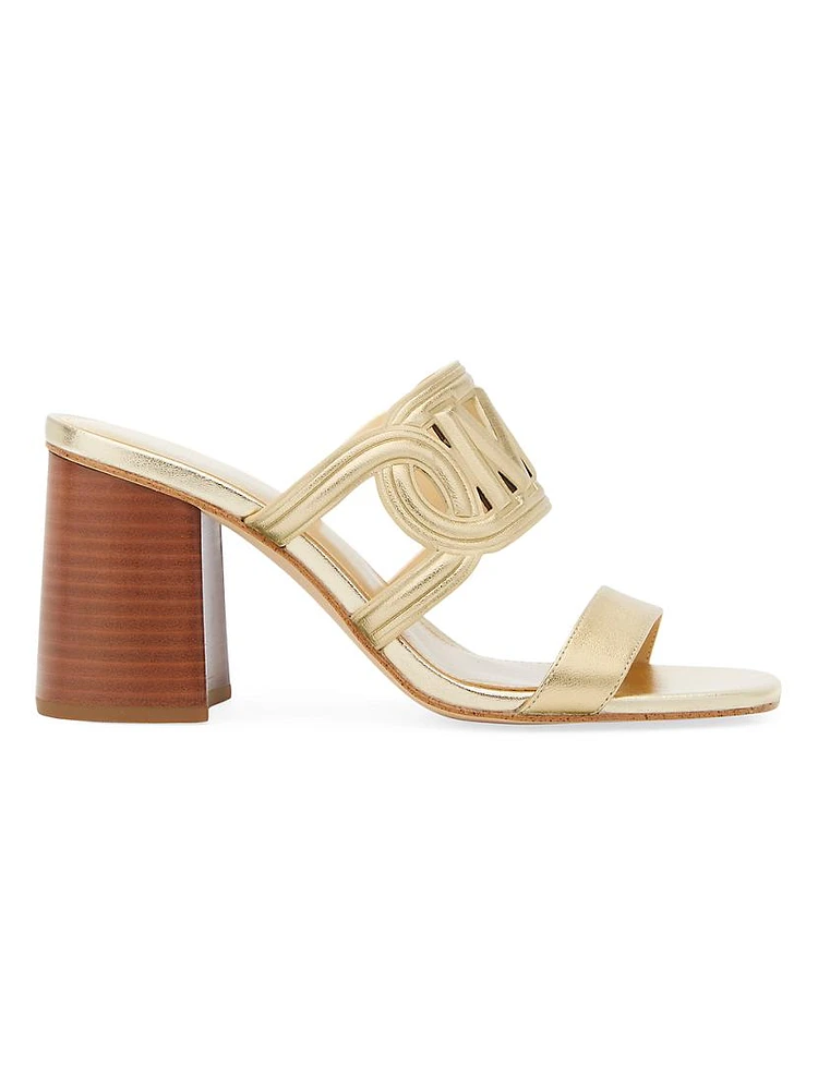 Alma 85MM Leather Sandals