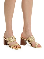 Alma 85MM Leather Sandals