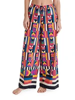 Pluriel Cotton-Silk Drawstring Trousers