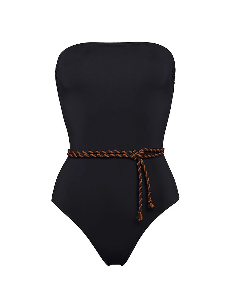 Majorette Belted Bustier One-Piece Swimsuit