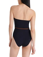 Majorette Belted Bustier One-Piece Swimsuit