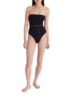 Majorette Belted Bustier One-Piece Swimsuit