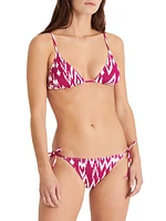 Sun Ikat Triangle Bikini Top