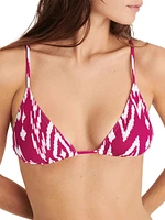 Sun Ikat Triangle Bikini Top