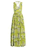 Sweet Disposition V-Neck Tiered Maxi Dress