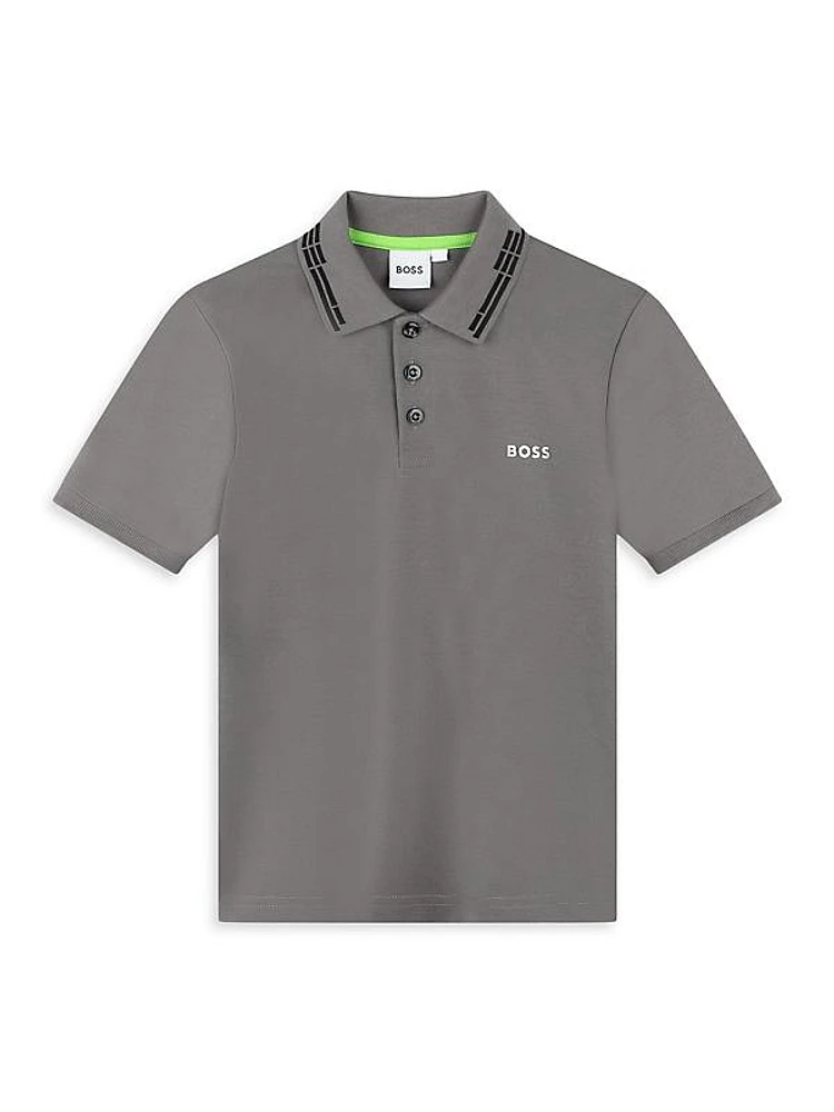 Little Boy's & Boy's Mini Metal Polo