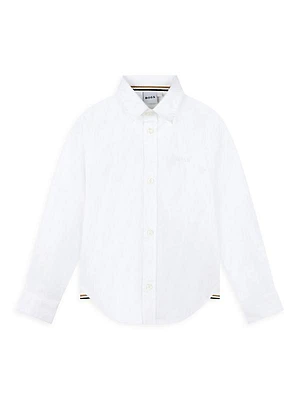 Little Boy's & Boy's Cotton Oxford Button-Up Shirt