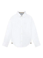 Little Boy's & Boy's Cotton Oxford Button-Up Shirt