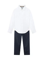 Little Boy's & Boy's Cotton Oxford Button-Up Shirt