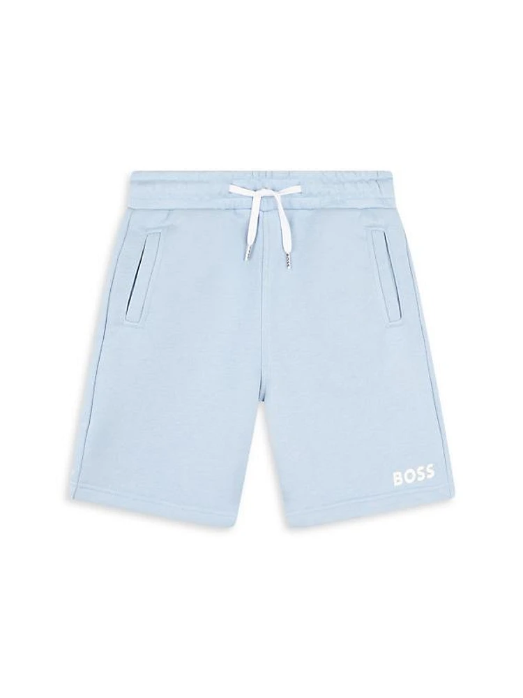 Little Boy's & Boy's Logo Sweat Shorts