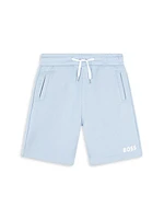 Little Boy's & Boy's Logo Sweat Shorts