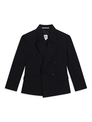 Little Boy's & Striped Suit Jacket