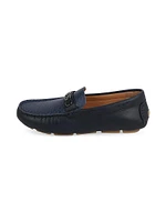 Boy's Leather Driving Loafers