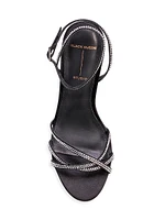 Serafina High Heel Satin Sandals