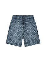 Little Boy's & Fleece Cotton Bermuda Shorts