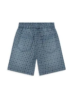 Little Boy's & Fleece Cotton Bermuda Shorts