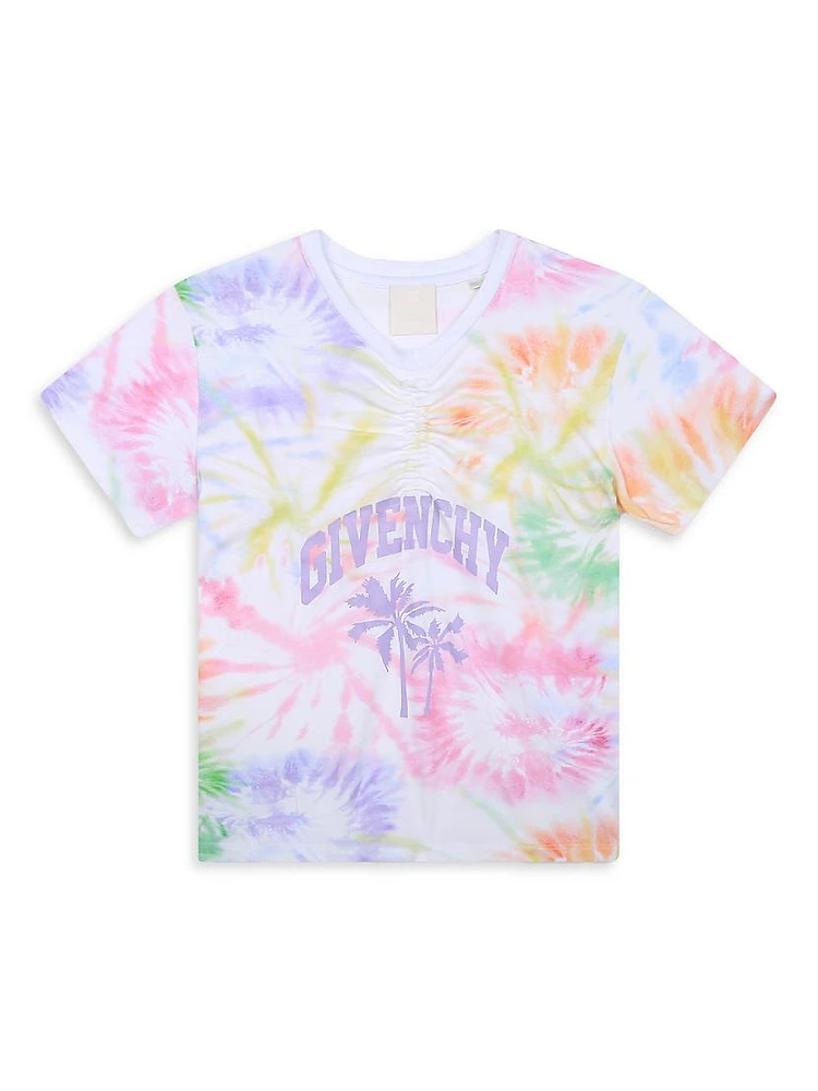 Little Girl's & Logo Tie-Dye T-Shirt