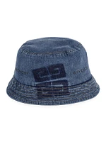 Boy's Logo Denim Bucket Hat