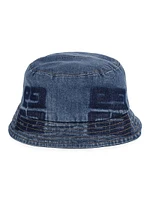 Boy's Logo Denim Bucket Hat