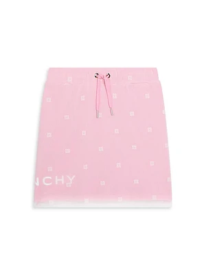 Little Girl's & Logo 4G Mesh Skirt