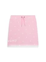 Little Girl's & Logo 4G Mesh Skirt