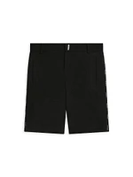 Little Boy's & Logo Bermuda Shorts