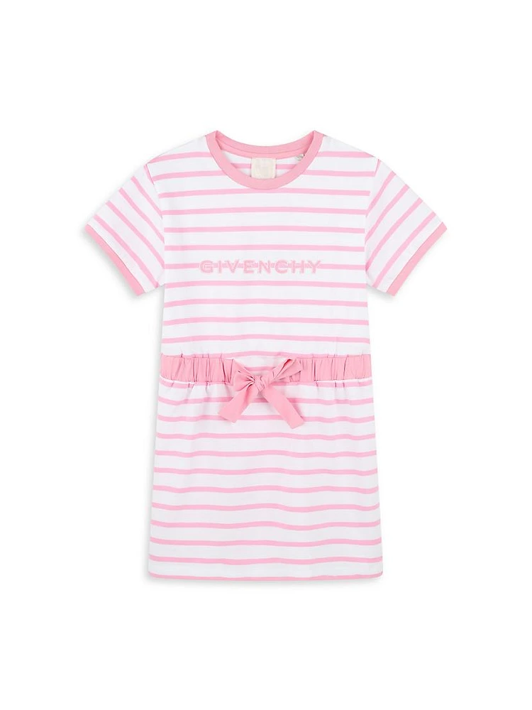 Little Girl's & Logo T-Shirt Dress