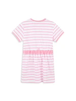 Little Girl's & Logo T-Shirt Dress