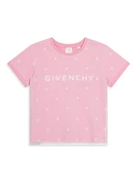 Baby Girl's Logo Mesh Metal T-Shirt