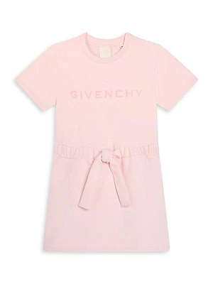 Little Girl's & Girl's Short-Sleeve Sweatshirt Dress