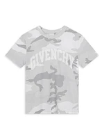 Little Boy's & Logo Camo T-Shirt