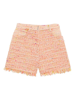 Little Girl's & 4G Tweed Shorts