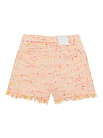 Little Girl's & 4G Tweed Shorts