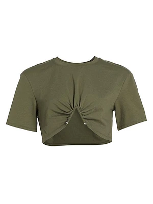 Elivra Cotton Crop Top
