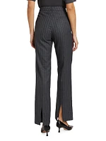 Drew Pinstriped Wool-Blend Trousers