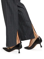 Drew Pinstriped Wool-Blend Trousers