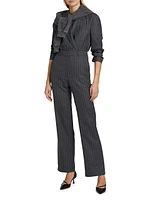 Drew Pinstriped Wool-Blend Trousers