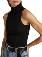 Jennie Sleeveless Turtleneck Top